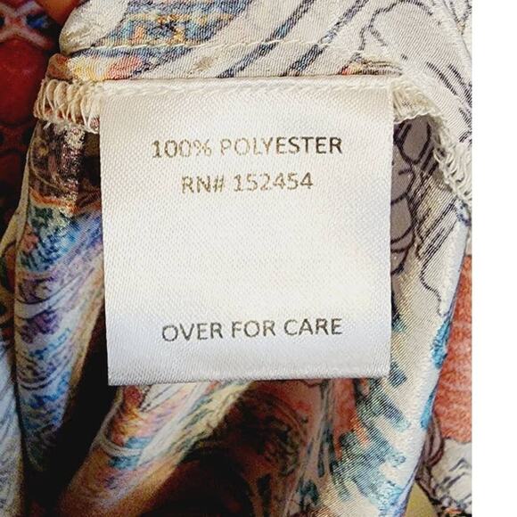 Love Kyla Arabella Polysilk BOHO Chic Lightweight Midi Dress Small NEW - Picture 5 of 8